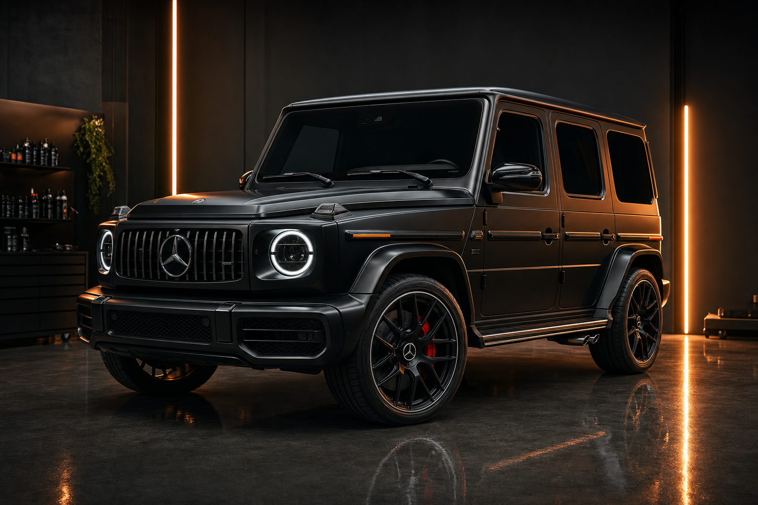 Wrapped G-Wagon detail